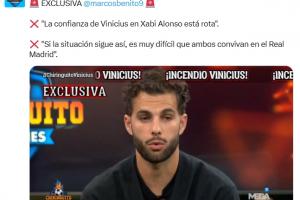 六台：维尼修斯对阿隆索信任破裂，若情况继续两人很难共事