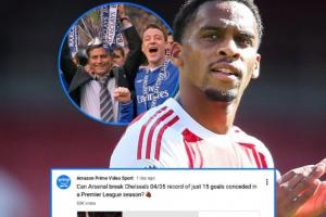 有希望吗？Amazon超5万人投票，56%认为阿森纳能破切尔西纪录